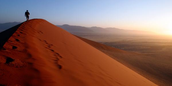Travelling in the South Africa Sand Dunes