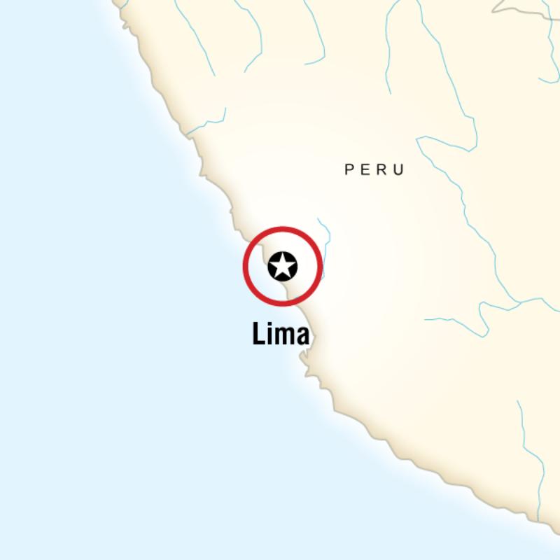 Map of the route for MyStyle Lima 4-Day