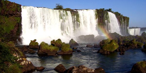 Iguassu Falls in Brazil.