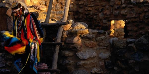 An ancient dwelling of the Navajo