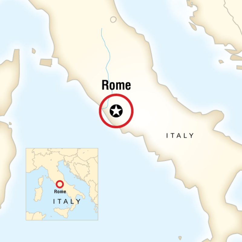 Route map for Rome Local Living (EILL)
