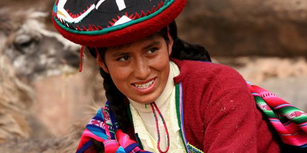 Peruvian woman with hat