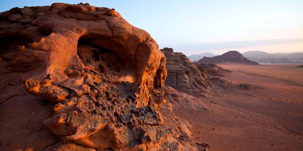 Landscape of Wadi Rum, Jordan