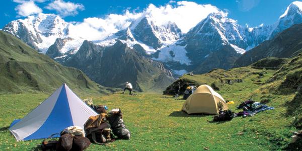 Camping on the Huayhuash Circuit