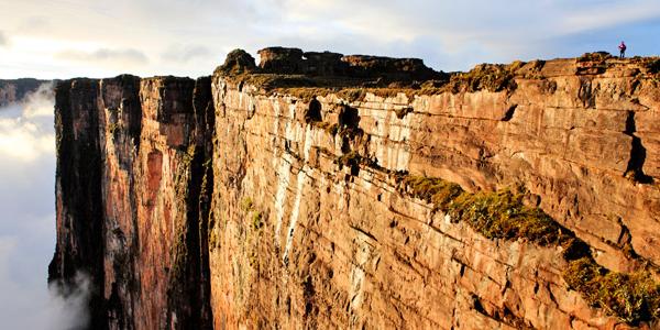 Table-top mountains leading to the Angel Falls