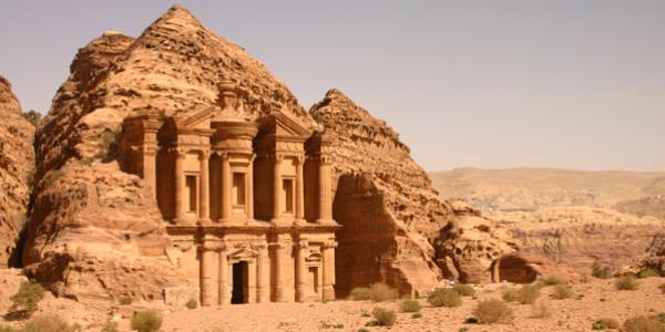 The Monastery in Petra, Jordan.