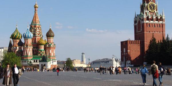 The Red Square in Russia