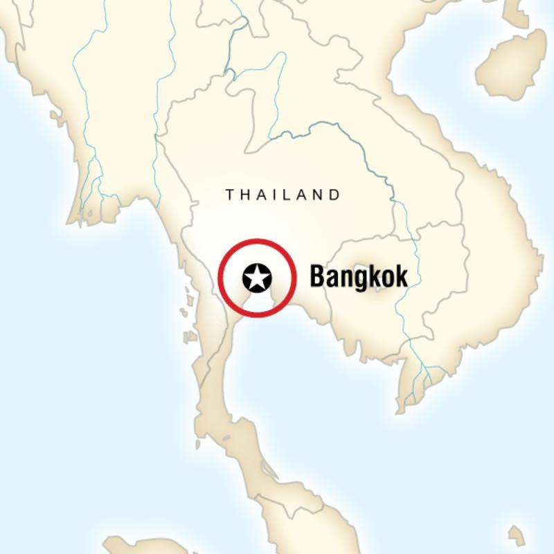 Route map for MyGuide Bangkok (TATMGB)
