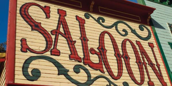 Last chance saloon in the Wild West!