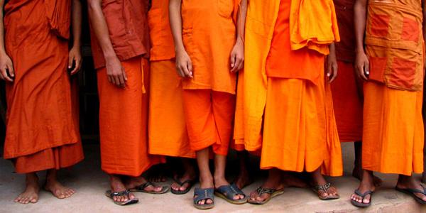 Thailand Monks Feet