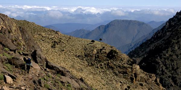 Mountain vista in Morocco.