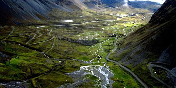 Aerial view of Bolivia Backroads