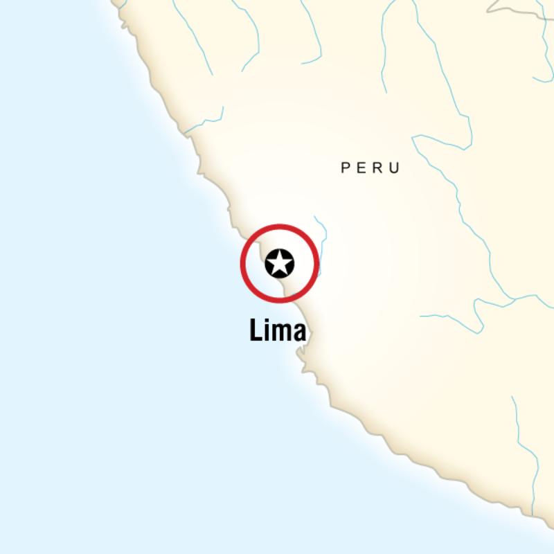 Map of the route for MyStyle Lima 3-Day