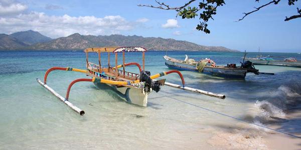 Travelling on a Boat in Bali
