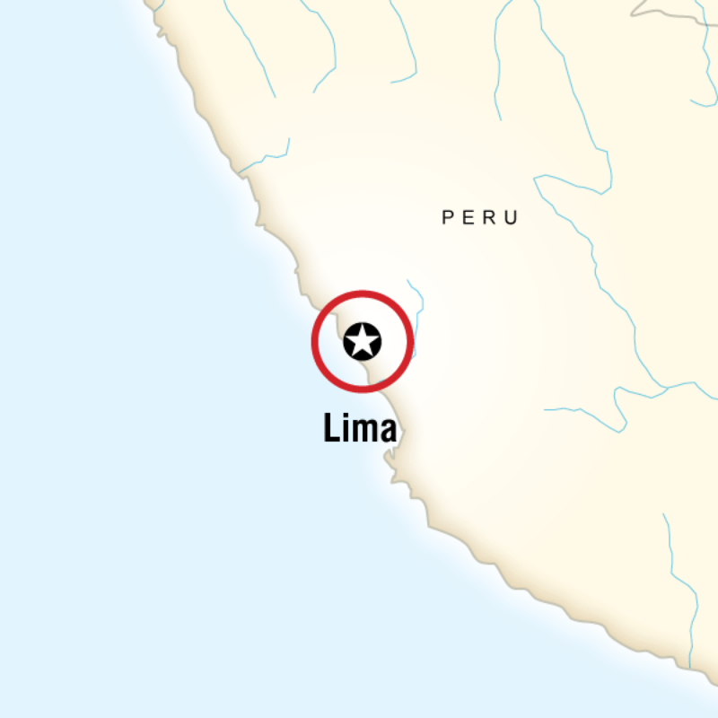 Route map for MyStyle Lima 3-Day (TSPMM3N)