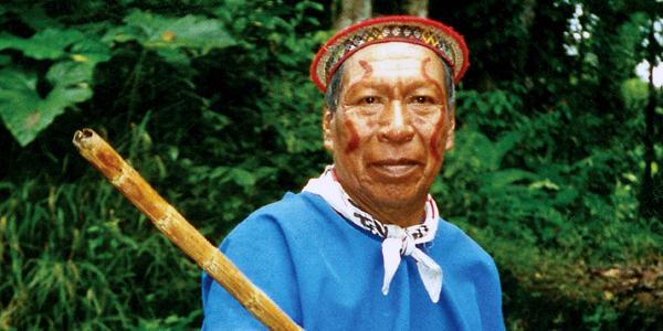 Old local Ecuadorian man