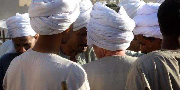 Nubian men in Egypt.