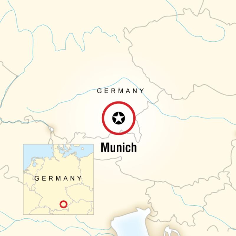 Route map for Oktoberfest (EDOB)