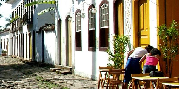 Street in Paratay Brazil.