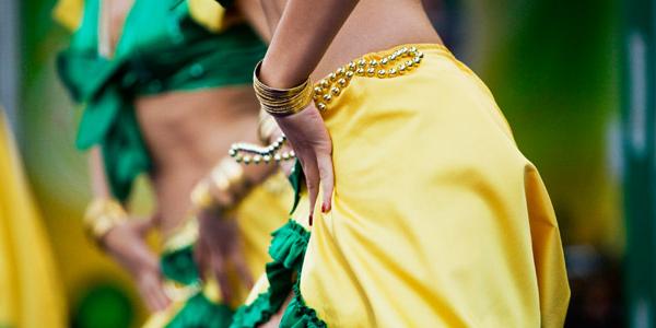 Dancers in Rio's Carnival.