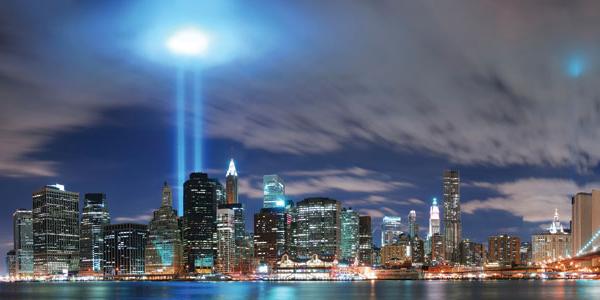 The bright lights of New York City