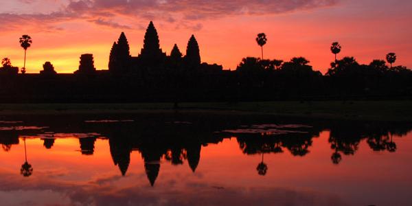Angkor Wat Sunset in Cambodia