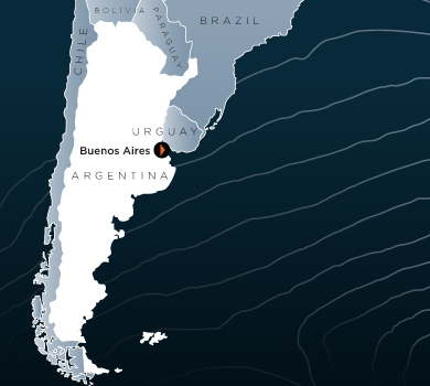 Argentina Destination Map
