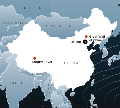 China Destination Map