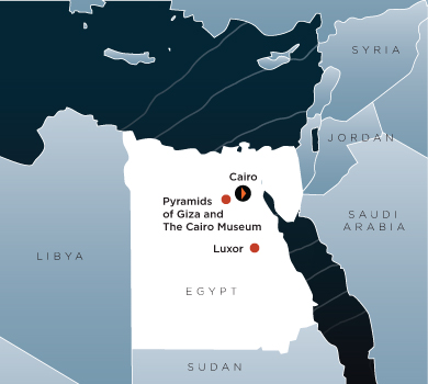 Egypt Destination Map