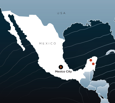 Mexico Destination Map