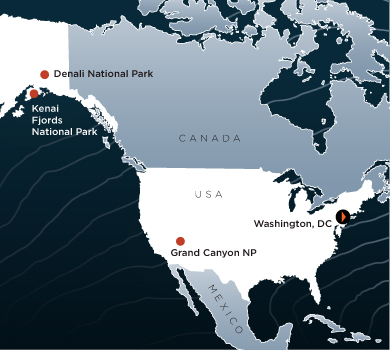 USA Destination Map