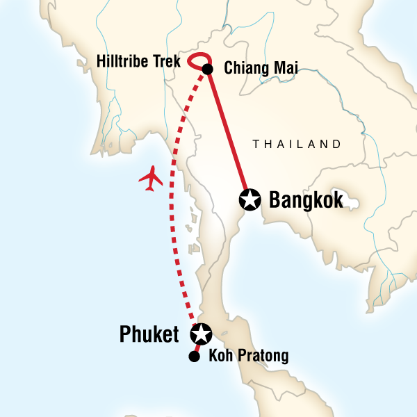 Thailand Volunteer and Hilltribe Trek