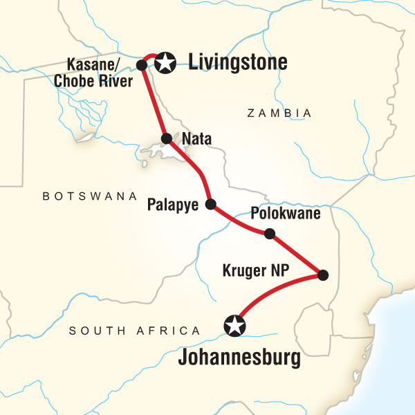 Vic Falls to Jo'burg Overland