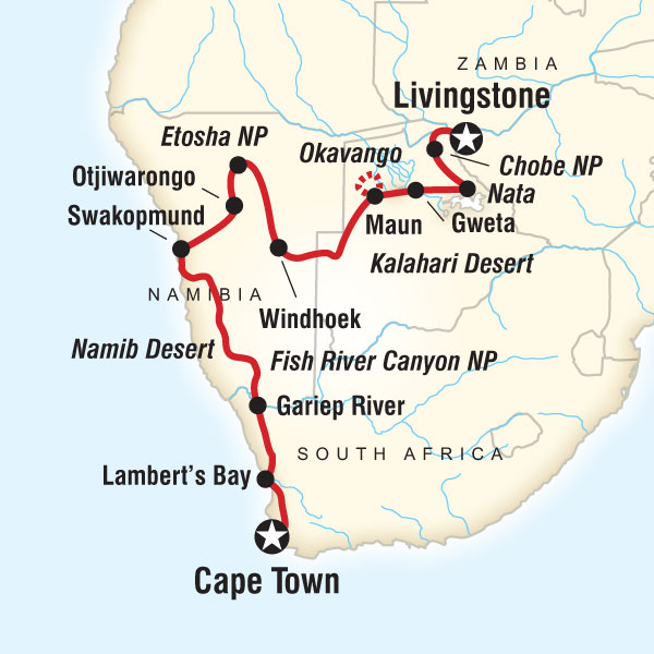 Dunes, Deltas & Falls Discoverer
