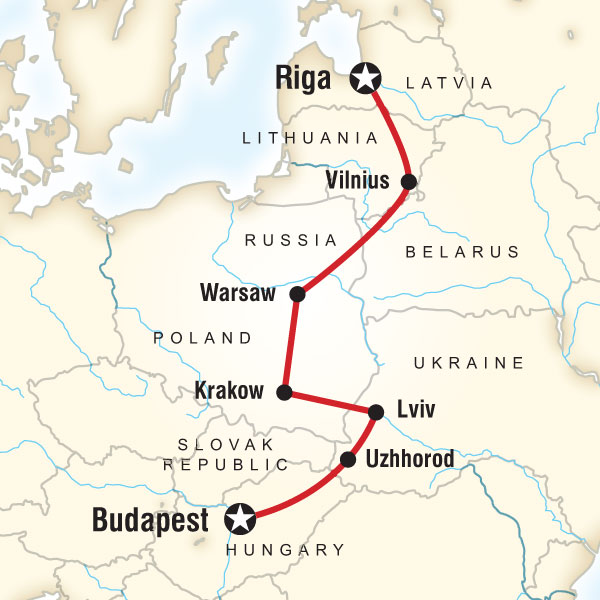 Baltics to Budapest