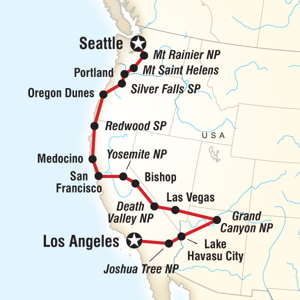 Southwestern Deserts and Pacific Forests