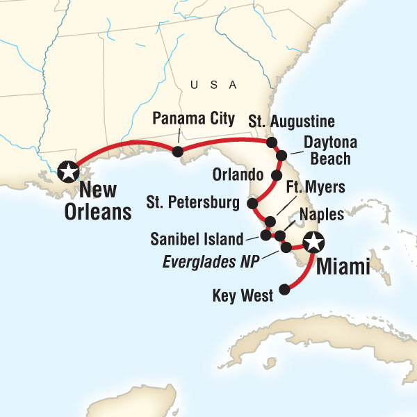 Florida & The Big Easy - Northbound