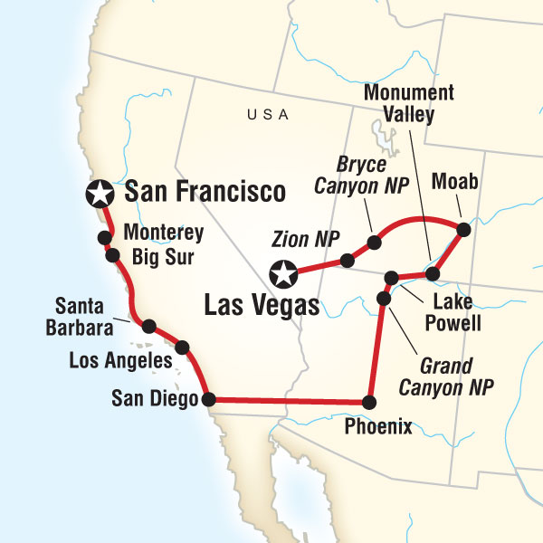 Canyon Country & Coasts