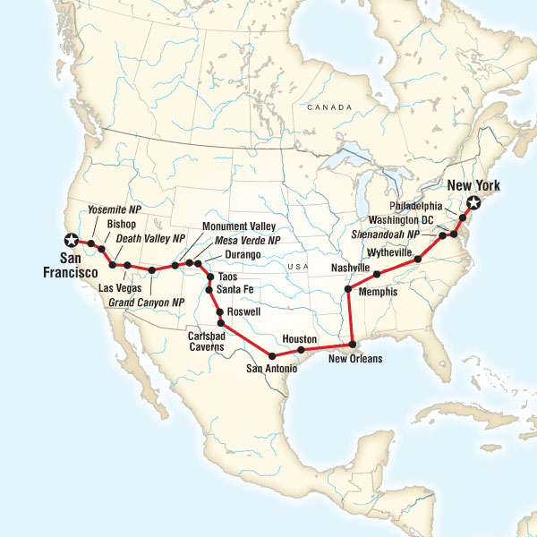 Tour Map Tour Map