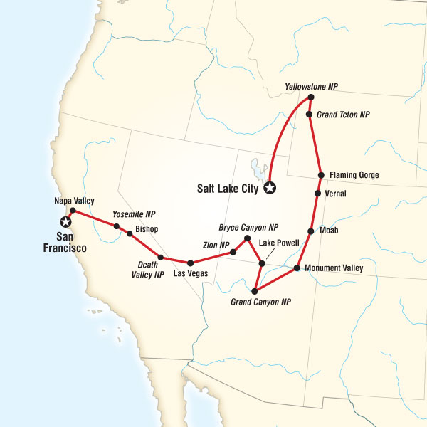 National Parks and Napa Valley
