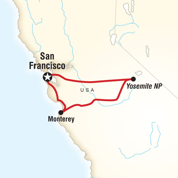 Yosemite & Monterey Active Escape
