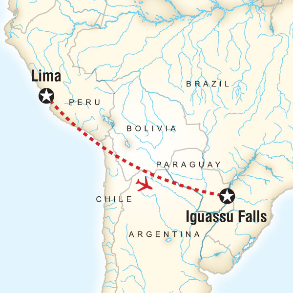 Iguassu Falls from Lima