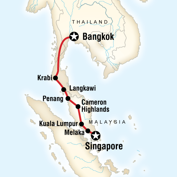 Colours of Asia—Singapore to Bangkok