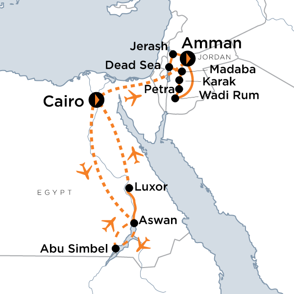 Archaeological Wonders of Egypt & Jordan