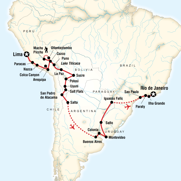 Lima to Rio Adventure