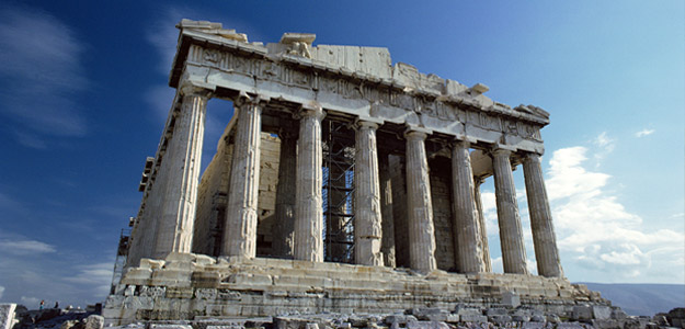 The Acropolis in Greece