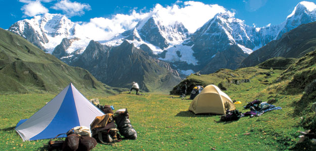 Camping on the Huayhuash Circuit