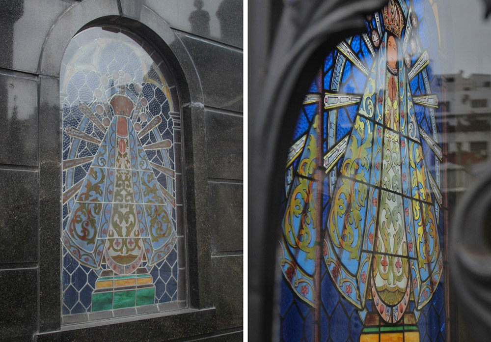 This window of Mary was our favourite discovery from the day.