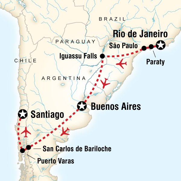 Route map for Southern Explorer (SRS)