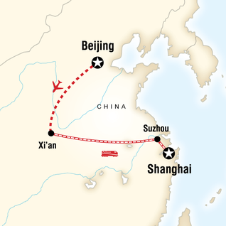 Map of China Express